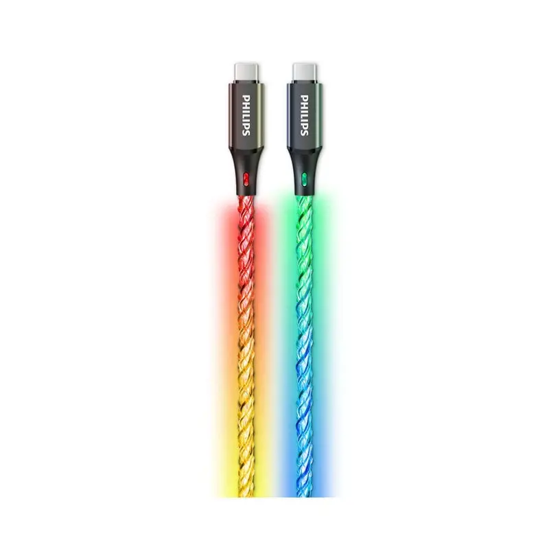 کابل شارژ USB-C to USB-C فیلیپس مدل DLC5130C